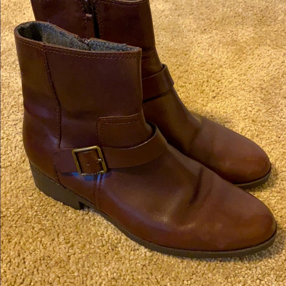 Cole Hann waterproof leather boots.
